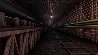 煤礦礦井三維動畫